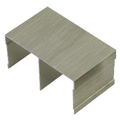 Направляющая верхняя ПРЕМИАЛ Шампань брашированная 5900 мм