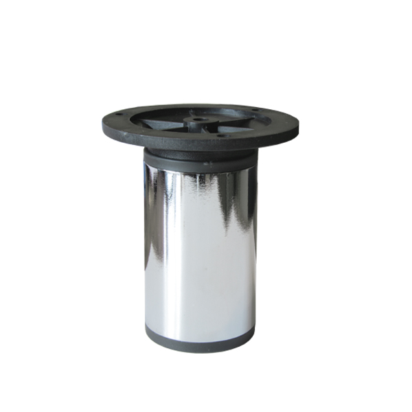 Опора круглая круглая регулируемая 100-120 мм D50 мм Хром MF				