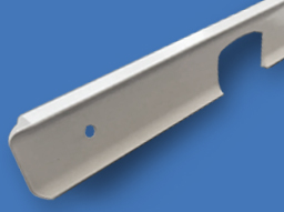 Плата угловая для столешниц 38мм "Скиф" и "АМК-Троя" длина 600мм Белый Алкона