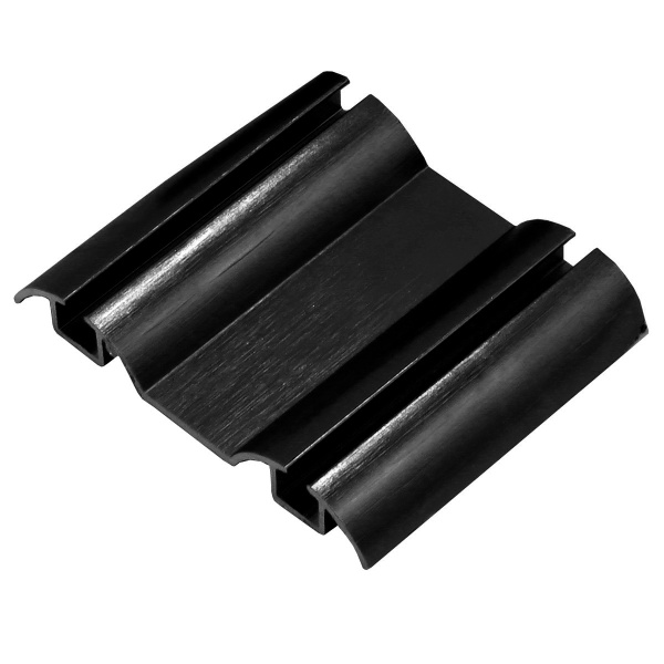 Направляющая нижняя ПРЕМИАЛ Чёрный брашированный 5900 мм