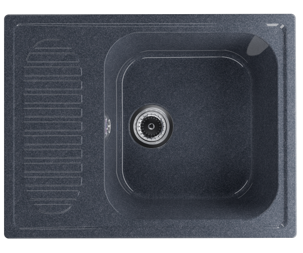 Мойка глянцевая прямая U202 Brilliant Антрацит