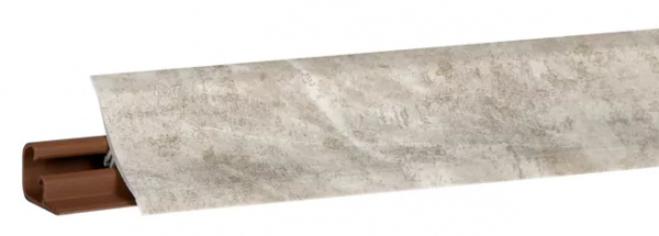 Плинтус LB-23 3м Королевский опал светлый (Опал светлый) 