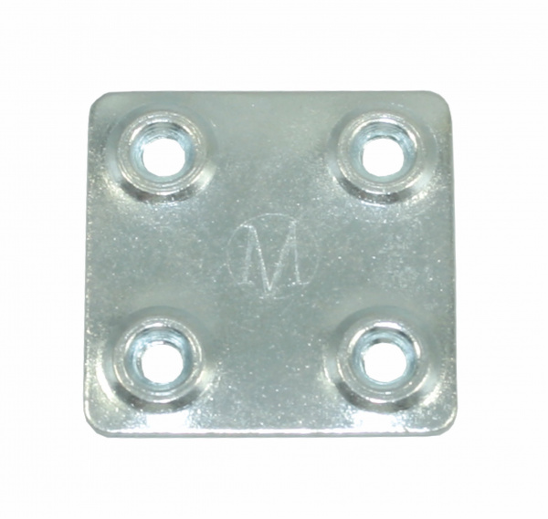 Крепёжная пластина ПК 40х40х1.2 мм Цинк