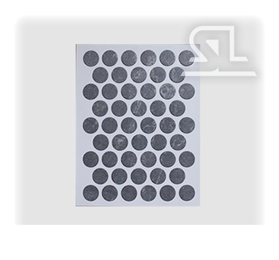 Пластиковые заглушки самоклеящиеся 18мм для евровинта L3028 Рускела PACIFIC