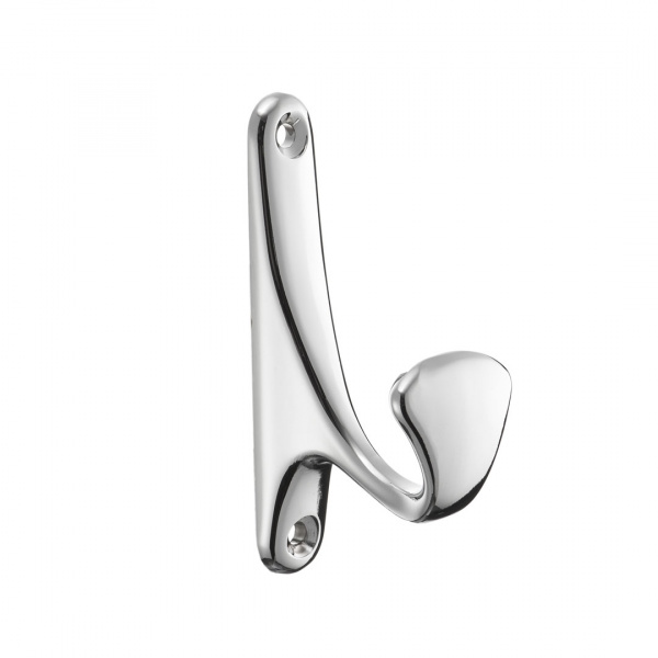 Крючок 1 рожковый KR 0090 Хром KERRON 30 кг.