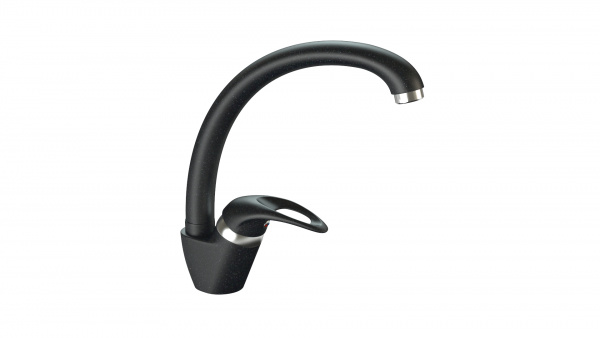 Смеситель КМ003 Q4 Чёрный матовый