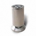 Опора круглая регулируемая 100 мм D50 мм N302CP/SC матовый Хром /Хром BOYARD