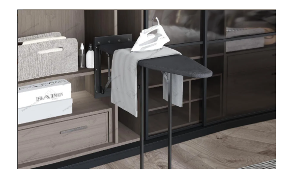 Выдвижная гладильная доска с дов. Антрацит STARAX