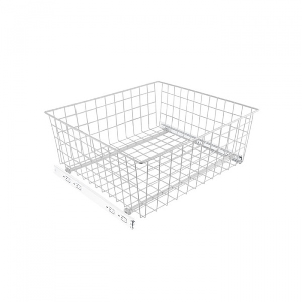 Корзина на шариковых направляющих 535х475х200 Белый Sibo 25 кг.