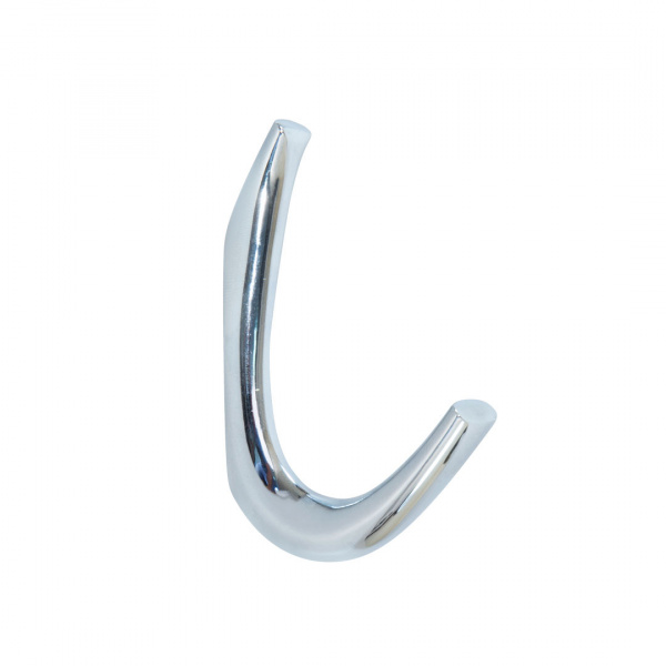 Крючок 1 рожковый KR 0080 Хром KERRON 30 кг.