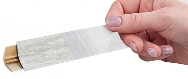 Плинтус LB 15 Олива жемчужная 3,0 м 49