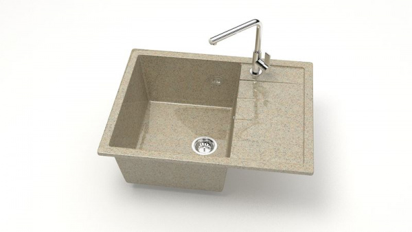 Мойка прямая Катрин Z151 Q5 Песочный глянец