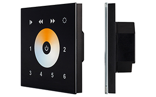 Панель сенсорная SR-2201 DMX Black (для MIX-ленты) черный