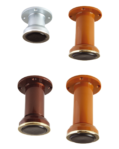 Опора регулируемая ДК-2 декоративная Н-120 мм Белый/Хром Микрон