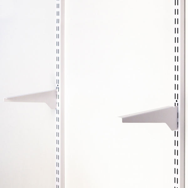 Кронштейн усиленный для полки ЛДСП 250 Белый комплект GARDIE