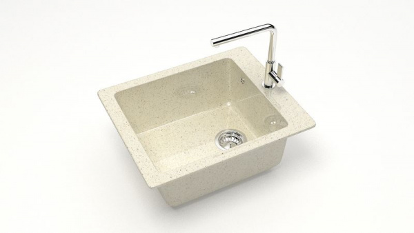 Мойка прямая Линди Z8 Q2 Бежевый глянец