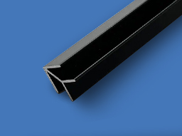 Плата угловая для панели 4мм "Союз" Ё длина 600мм Чёрный Алкона