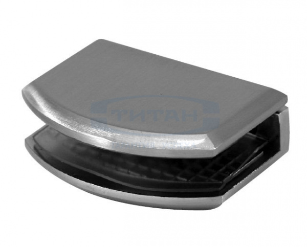 Коннектор стекла к стене или полу Хром Нержавеющая сталь Титан