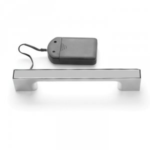 Ручка скоба LED 02 128 Хром Белый