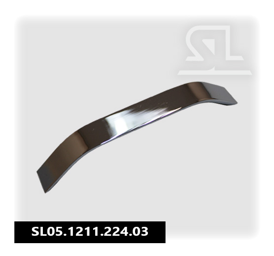 Ручка скоба SL 1211 224 мм. алюминий Хром SL