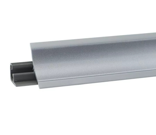 Плинтус LB-23 3м Аллюминий сатин