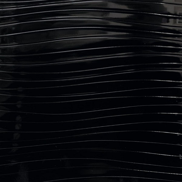 Панель глянцевая 8х1220 мм Волнистый чёрный/Белый (665 SUPER DALGALI SIYAH) 