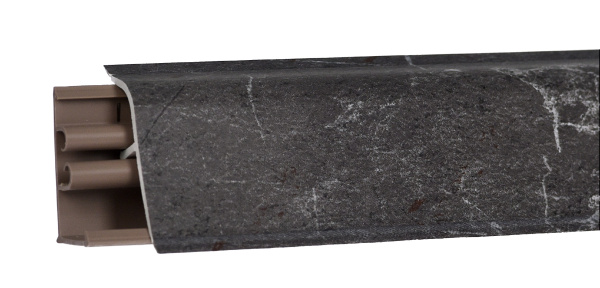 Плинтус LB-38 3м Мрамор марквина серый 6074