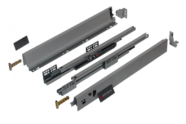 Ящика 69.5х500 с доводчиком под духовку Серый SETBOX SETE 40 кг.