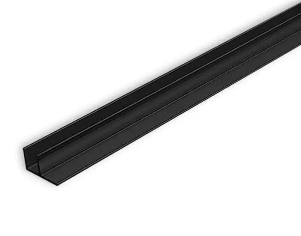 Плата угловая для панели 6 "Скиф" F (600) Чёрный матовый Декоплинт