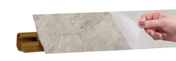 Плинтус LB 231 Малага (Малага бриллиант) 3,0 м 75