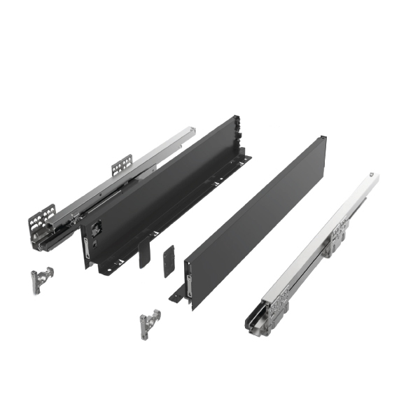 Комплект выдвижного ящика Tango Slim 84x400мм Графит