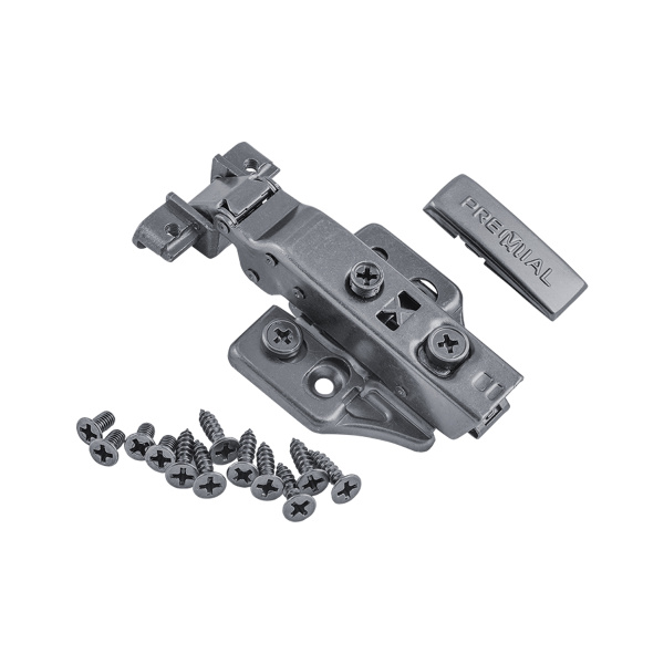 Петля накладная c дов, для ALU рамки чёрный CLIP-ON 3D Con Brio,Н=0