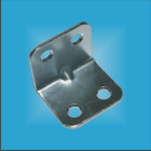 Уголок 25х25х1.4 мм 4 отв Цинк Металлист