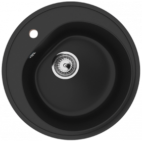 Мойка круглая U101 Ультра-чёрный