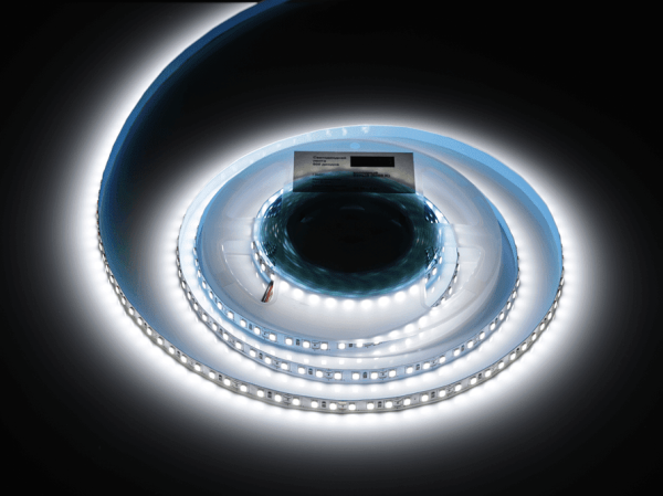 Лента 2835 600 LED 12V 48W 5м 8 мм IP20 Холодный белый AQ