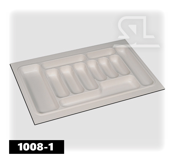Лоток для столовых приборов 800 75*49 Белый глянец SL 