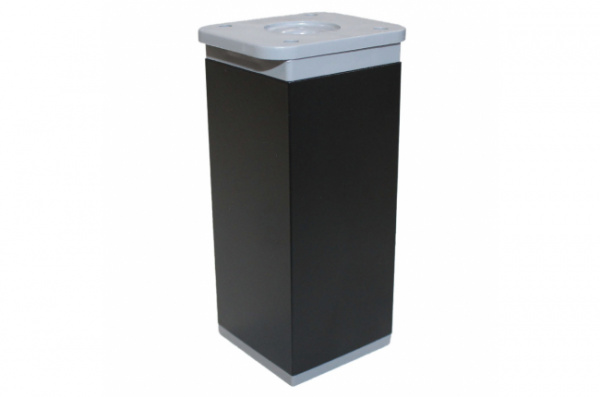 Ножка алюминиевая квадратная регулируемая 100х40х40 мм Чёрный SETE