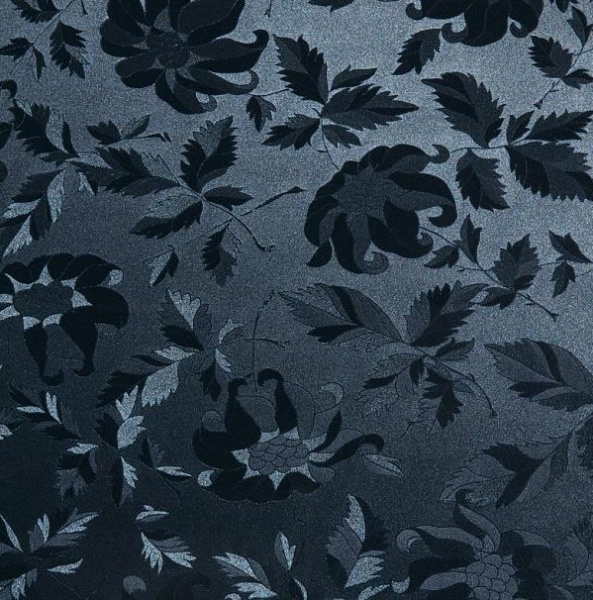 Профиль глянцевый 1003 Чёрные цветы (629 SUPER CICEKLI SIYAH)