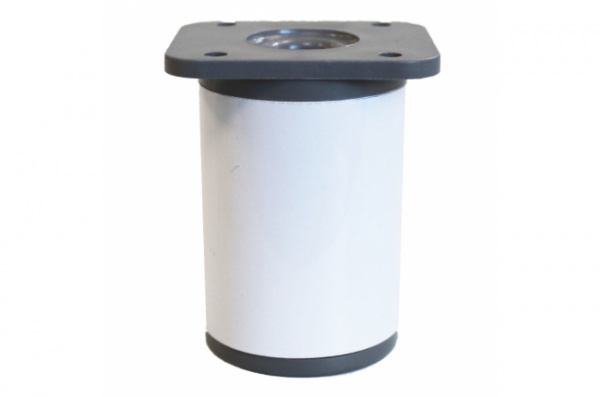 Ножка круглая регулируемая Н=60 мм Белая AL SETE