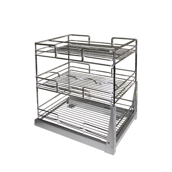 Корзина нижнего монтажа 400 Хром ALBA 30 кг.