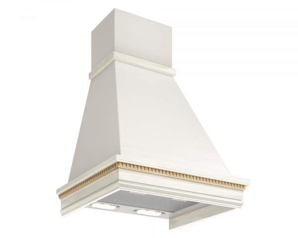 Вытяжка ELIKOR Вилла Луизиана 90П-650-П3Д Бежевый Дуб белый+патина 