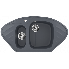 Мойка угловая U105 Антрацит 