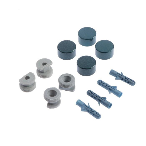 Зеркалодержатель 17 мм Изумрудный металлик 4 шт