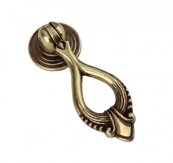 Ручка кнопка RC 051 Латунь старинная