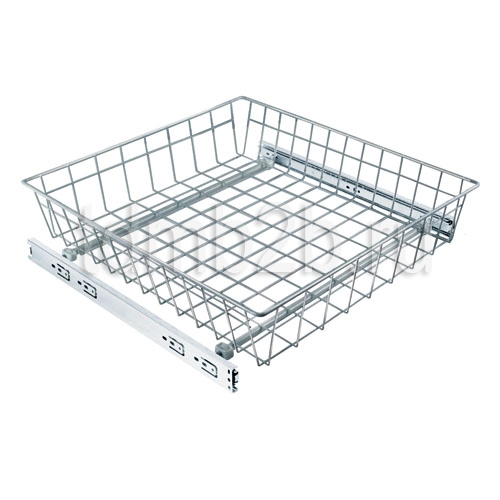Корзина на шариковых направляющих 435х475х100 Хром Sibo 25 кг.