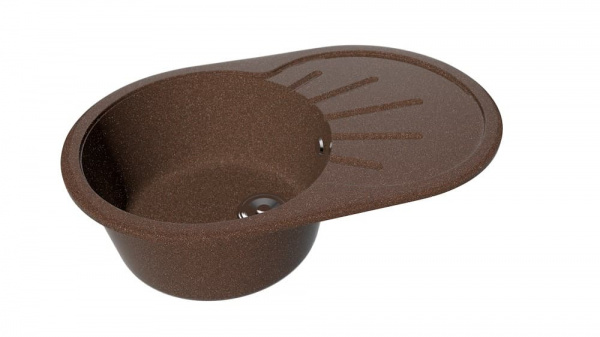 Мойка овальная Арктур Марсианские пески глянец