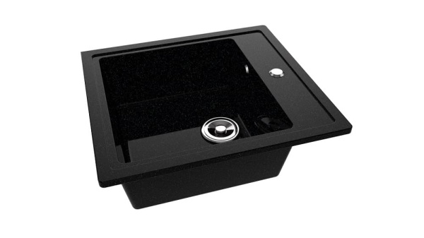 Мойка прямая Антарес Звёздная ночь NEW глянец  (497*440*200)