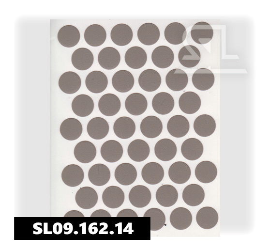 Пластиковые заглушки самоклеящиеся 14мм для евровинта U767 PACIFIC