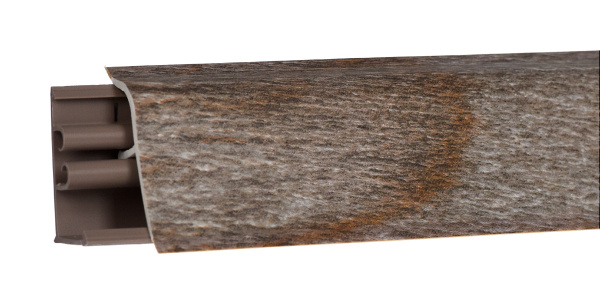 Плинтус LB-38 4.2м Оникс серебристый 6135В (51)