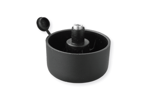 Опора мебельная регулируемая 50х27 мм Чёрный AMIX